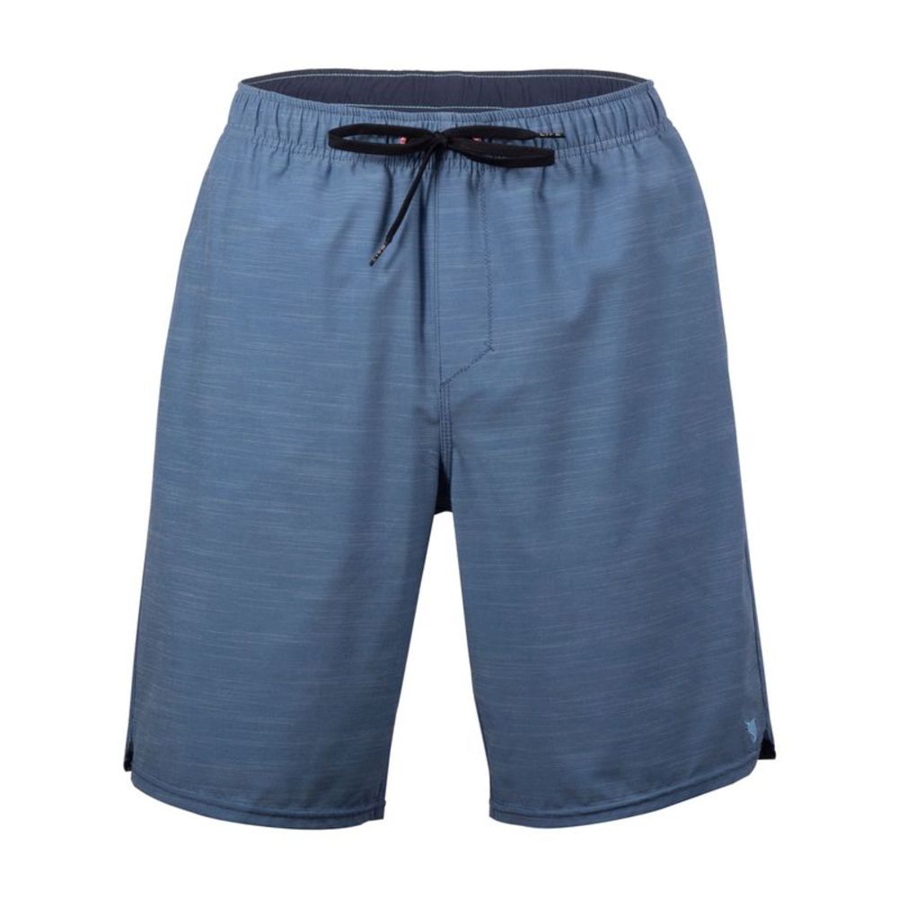 SALT LIFE Mens Swimwear Light Blue Heather Moisture Wicking Shorts 2XL